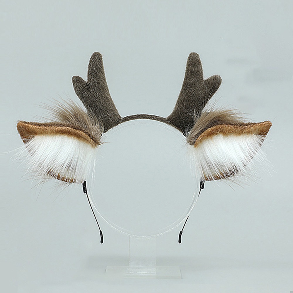 Reindeer Antlers Headband - Lolita Hirschohren Rentiergeweih Stirnband Niedliche Party