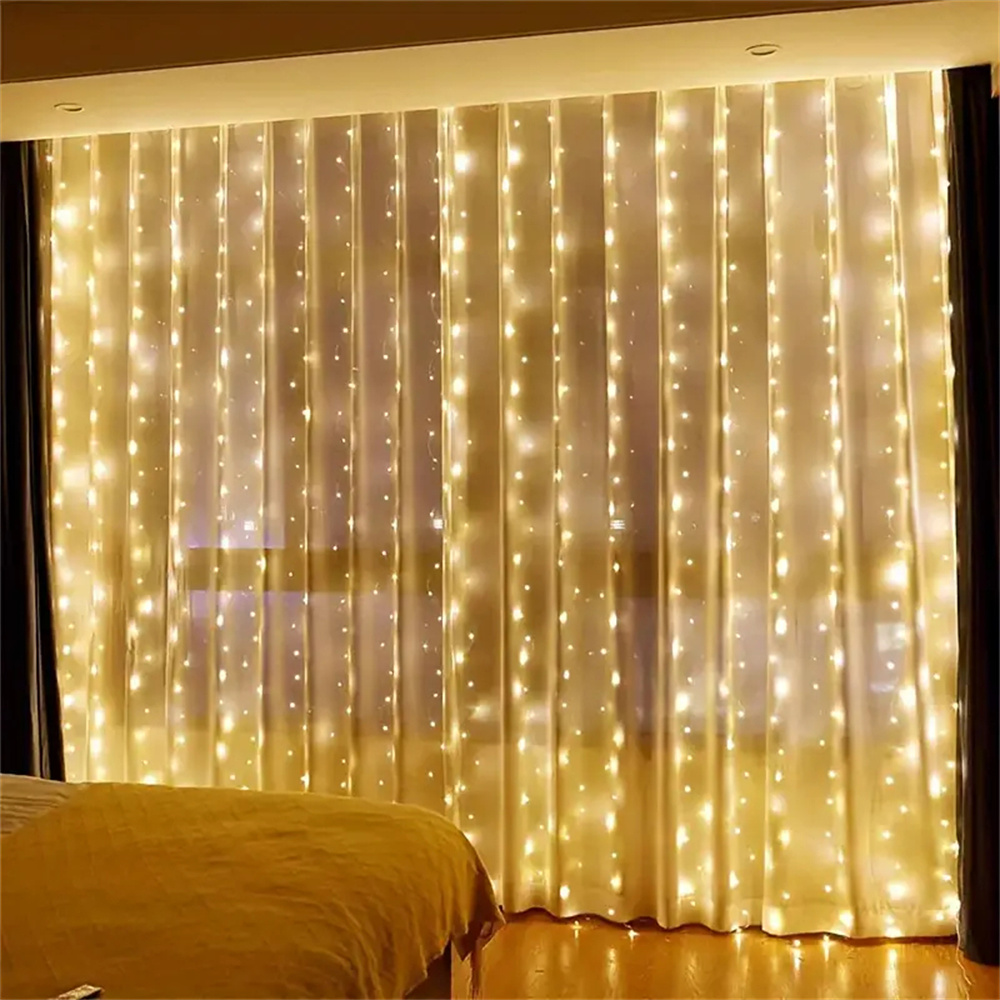 3/6m Vorhang-LED-Lichterkette, – Led Fairy String Lights Bewertung und Preis