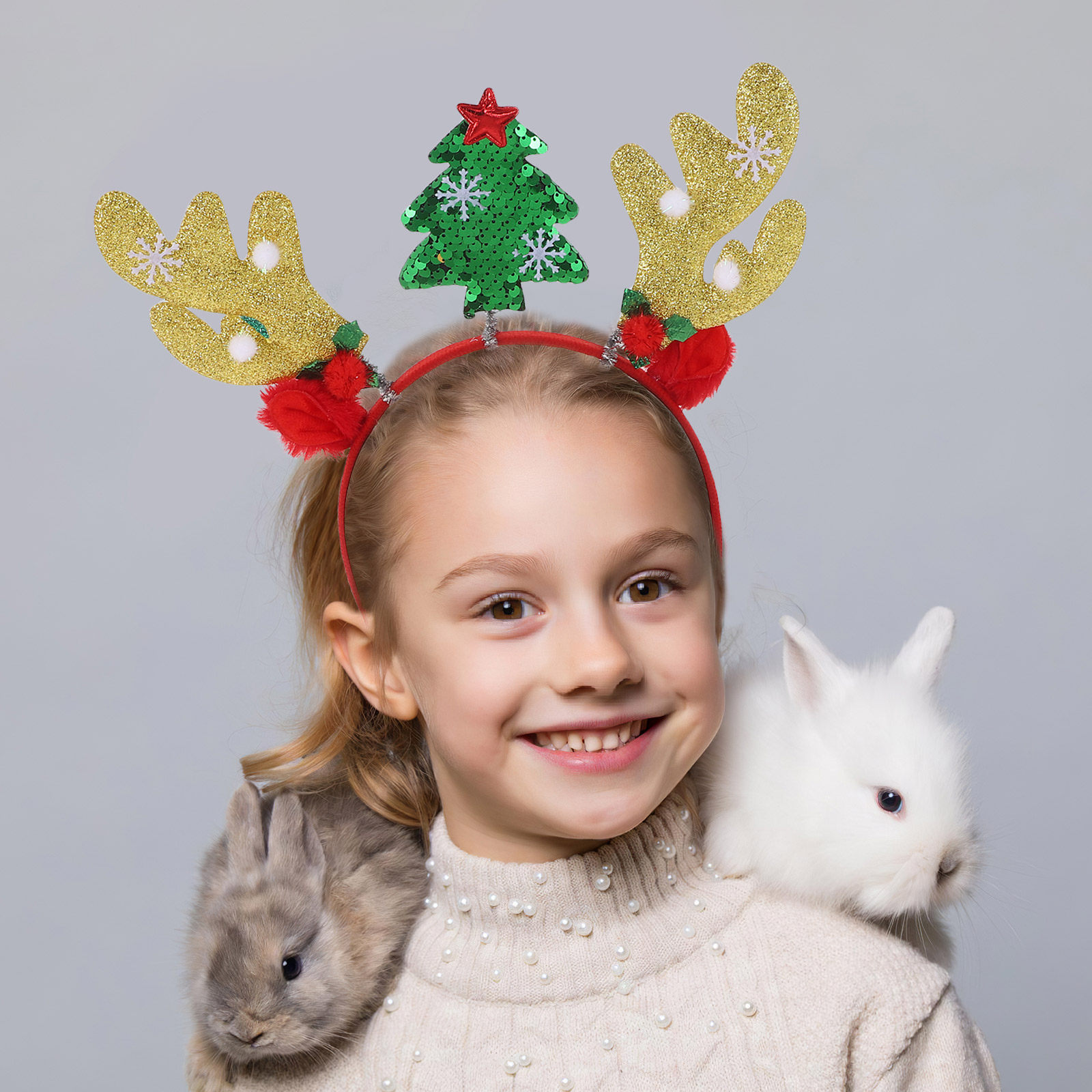 2 Stück Weihnachts-Rehstirnban – Reindeer Antlers Headband Bewertung und Preis