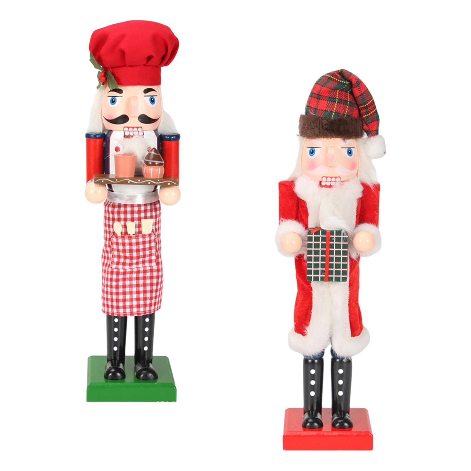 36 cm Holz-Nussknacker-Ornamen – Nutcracker Figurine Bewertung und Preis