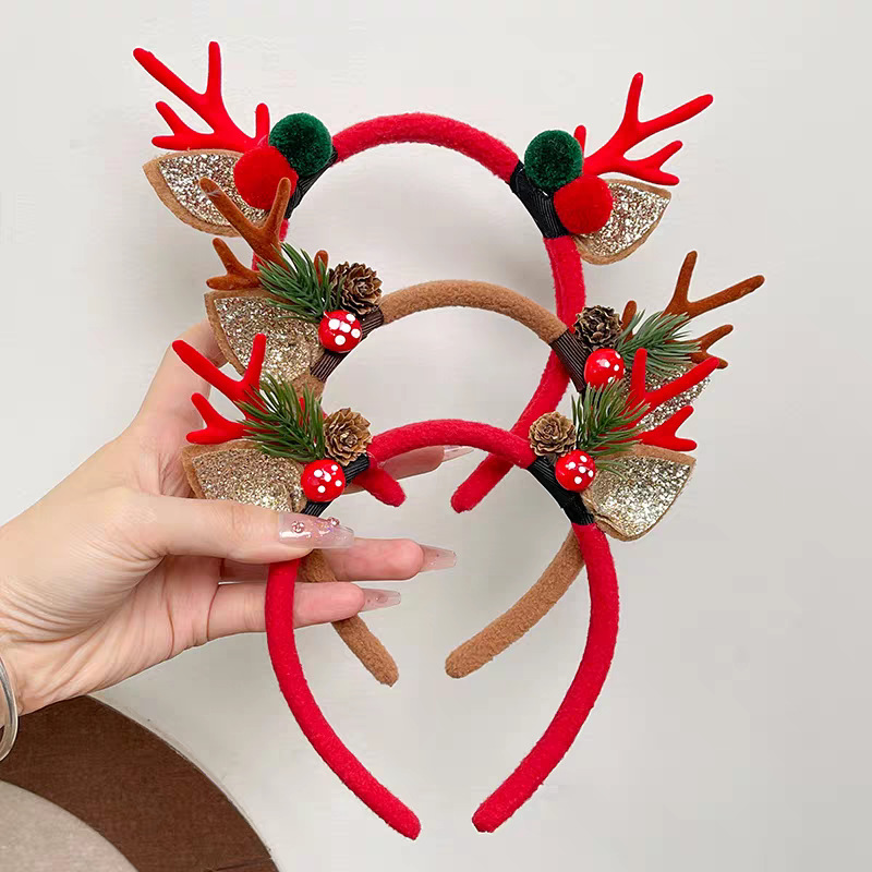 Weihnachts-Stirnband, Plüsch-R – Reindeer Antlers Headband Bewertung und Preis