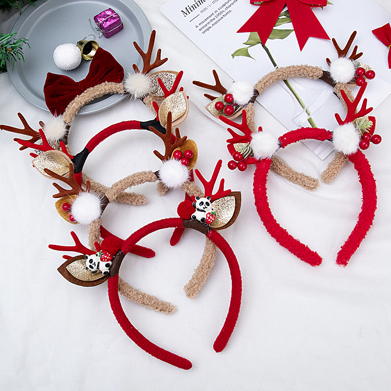 Weihnachts-Stirnband, Plüsch-R – Reindeer Antlers Headband Bewertung und Preis
