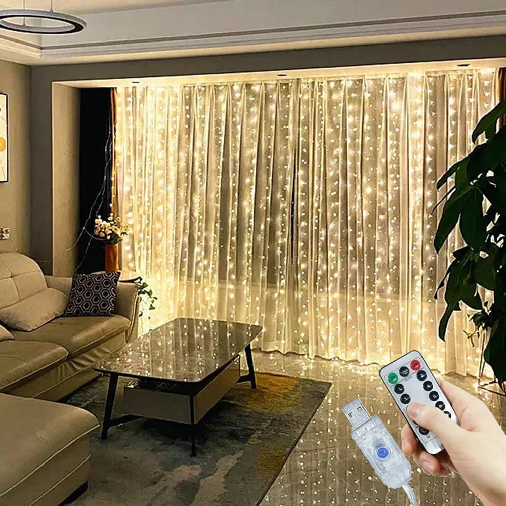 LED-Lichterketten-Vorhang, Neu – Led Fairy String Lights Bewertung und Preis