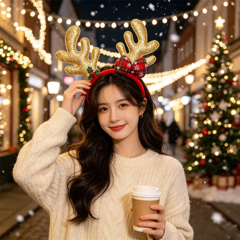 1-5 Stück Rentiergeweih-Weihna – Reindeer Antlers Headband Bewertung und Preis