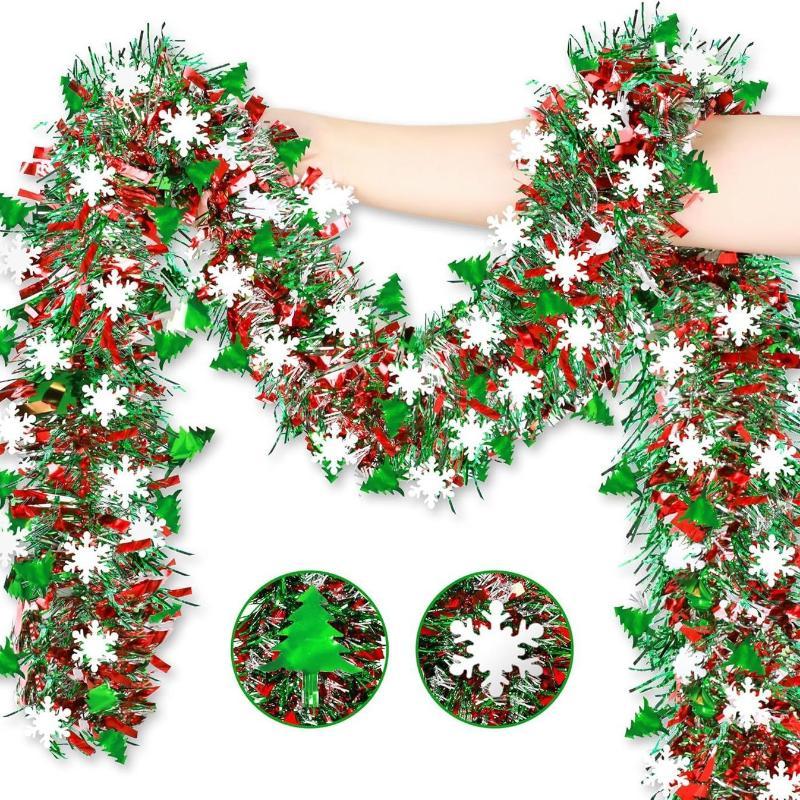 # Weihnachtsgirlanden aus Lame – Tinsel Garland Decoration Bewertung und Preis