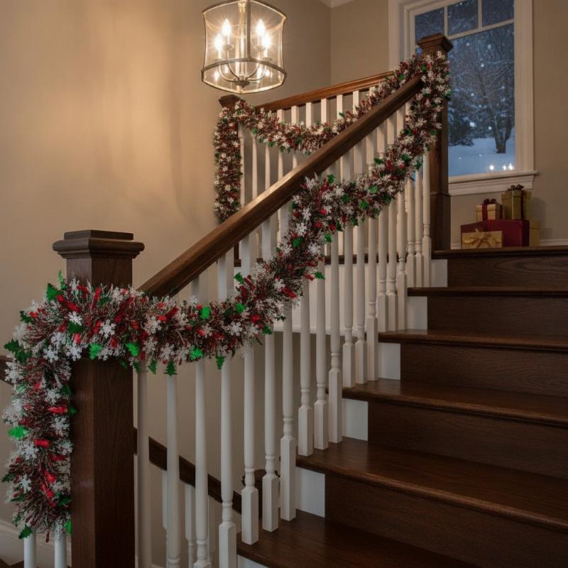 # Weihnachtsgirlanden aus Lame – Tinsel Garland Decoration Bewertung und Preis